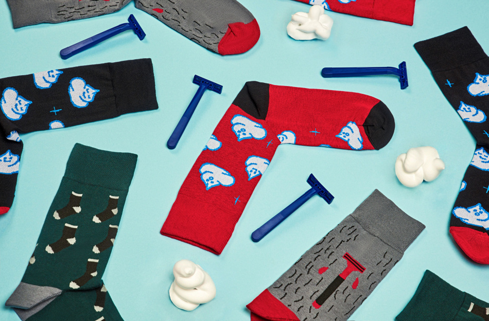 St.Friday Socks представил носки с носками и пеной для бритья